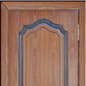 Межкомнатная дверь Ковров шпонированная Моцарт с глубокой фрезеровкой