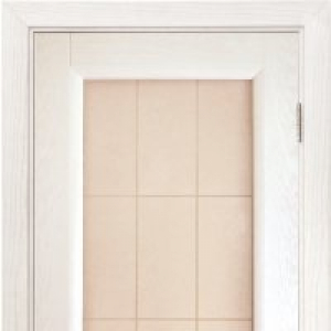 Межкомнатная дверь Дворецкий классик стекло белый ясень