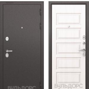Входная дверь Бульдорс STANDART-90 Черный шелк/Дуб светлый матовый 9S-108