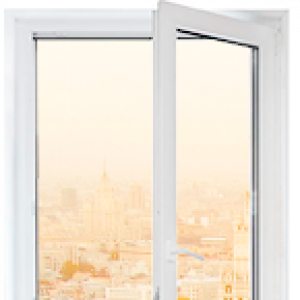 Пластиковое окно Rehau Blitz одностворчатое 610x600мм