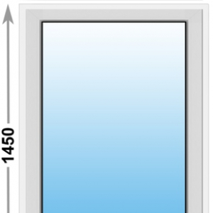 Алюминиевое окно Provedal глухое 900х1450 (ШхВ)