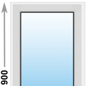 Алюминиевое окно Provedal глухое 600х900 (ШхВ)